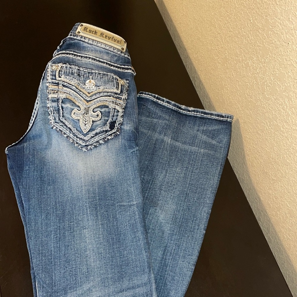 Like new Rock Revival Bootcur jeans